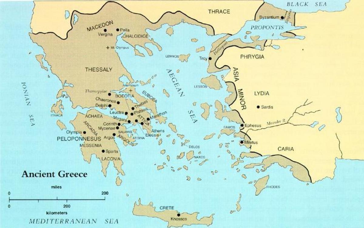 Древна Гърция е на картата на света