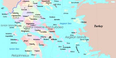 Гърция остров карта