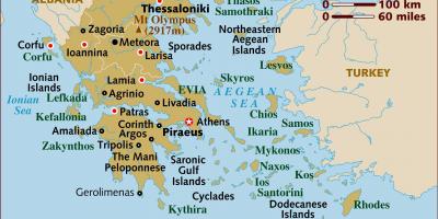 Остров на Гърция карта